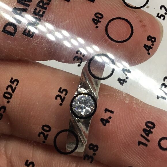 Twist Of Fate Wedding Band Ring (H15) - Picture 7 of 7